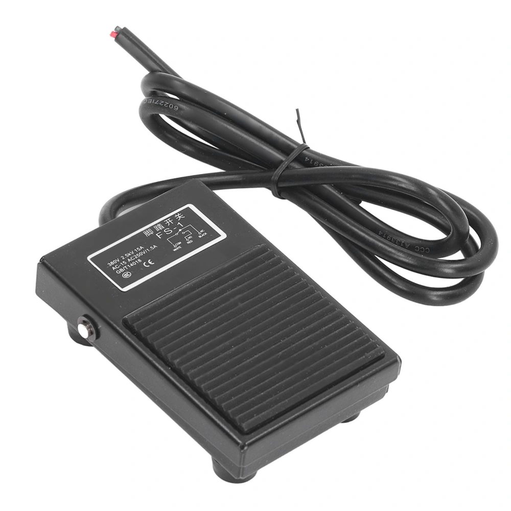 Foot Pedal Switch Aluminum Alloy Momentary Mini Power Foot Pedal Switch for Medical Equipment