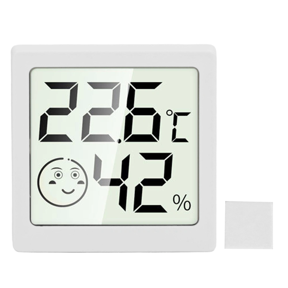 Room Thermometer and Humidity Gauge Household High Accuracy Mini Digital Thermometer Hygrometer White