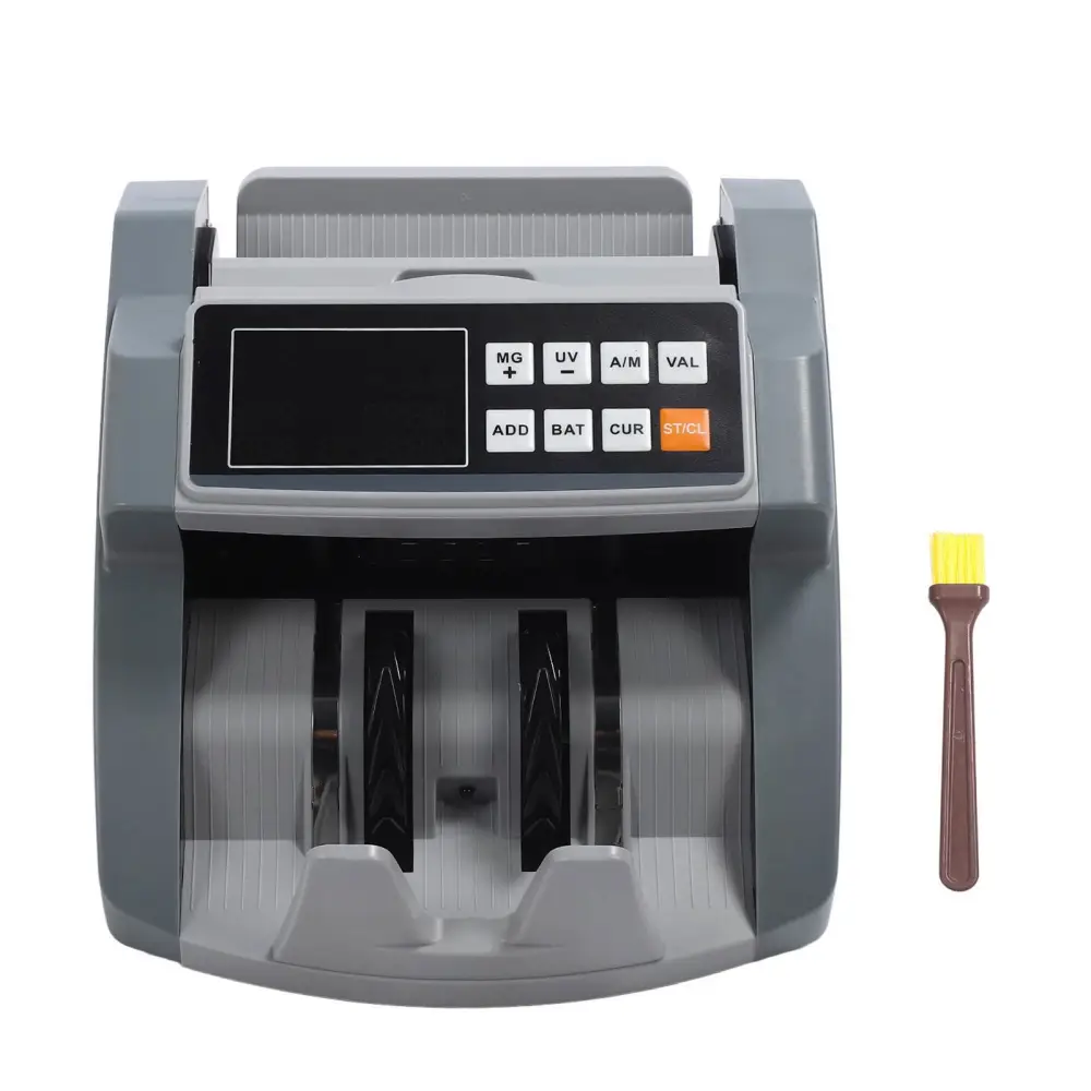 Money Counter Machine High Speed MG UG IR Banknote Bill Detector with LCD Display for Store Mall UK Plug 100‑240V