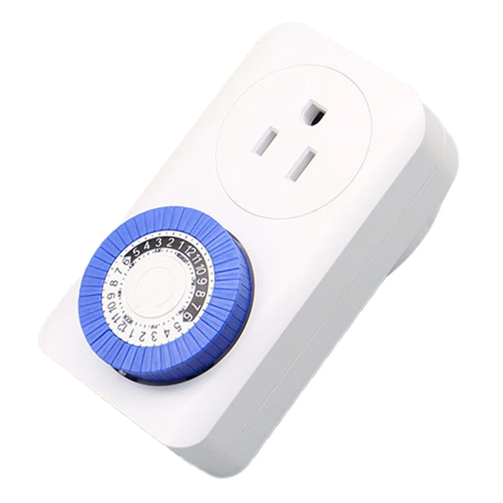 24 Hour Mechanical Outlet Timer Programmable Indoor Plug In Mechanical Electric Outlet Timer AC125V