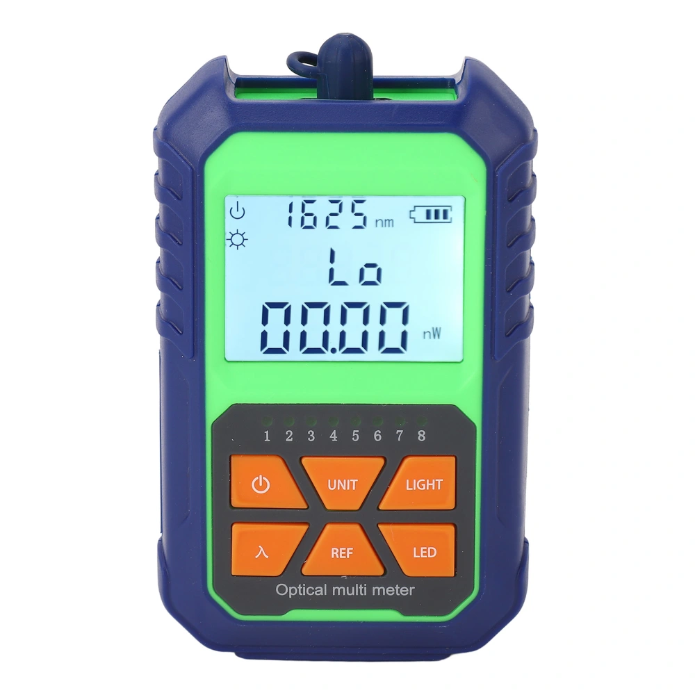 Optical Fiber Power Meter ‑50 To +26dbm Rechargeable Fiber Optic Cable Tester with Backlit