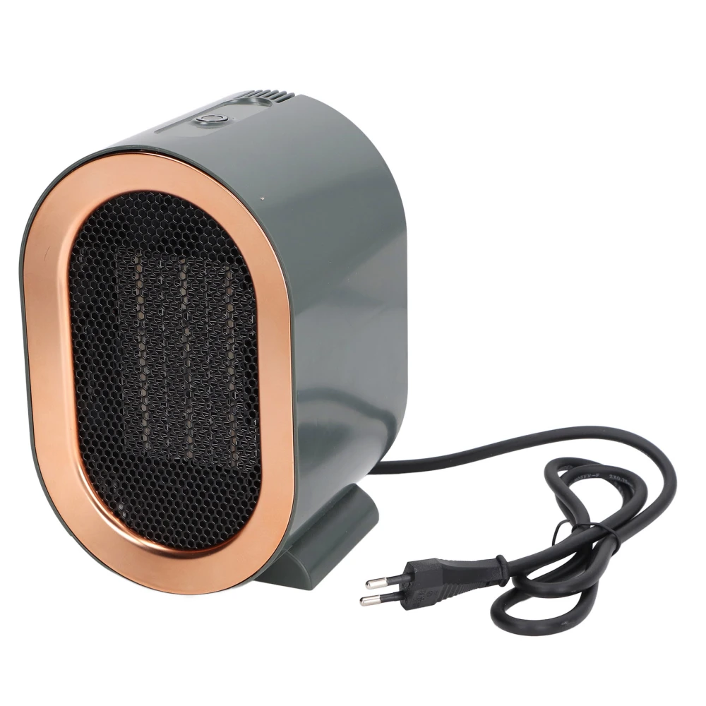 Electric Space Heater Indoor Efficient Portable Adjustable Fast Heater Fan for Home Office 1200W EU Plug 220‑240V