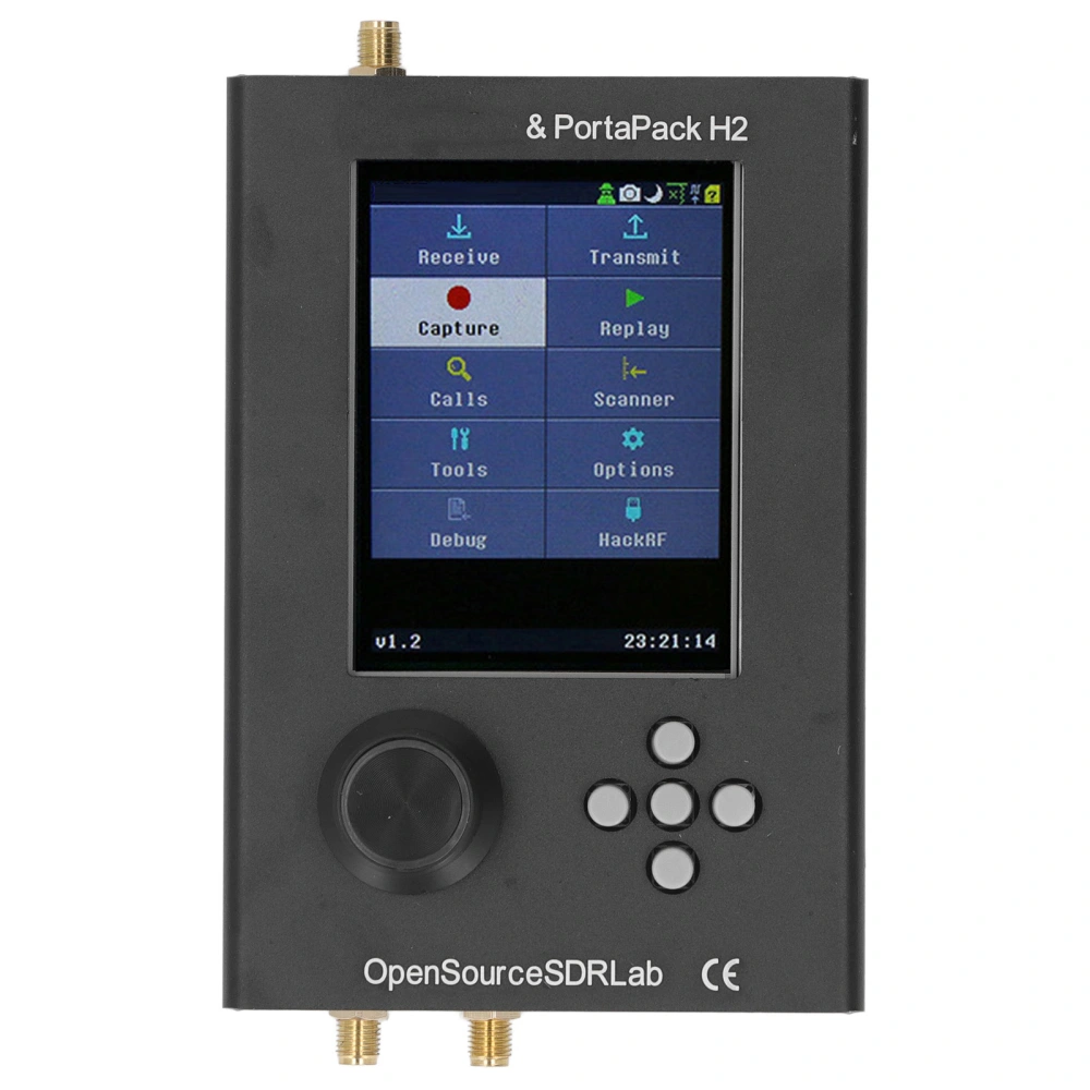 Radio Transceiver 1MHz To 6GHz 3.2 Inch TFT Touch Screen 3.5mm Audio Jack SDR Radio Transceiver Single Host