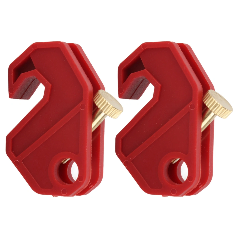 2 Pcs Circuit Breaker Lockout Device Nylon Insulated Safety Lock Universal Single Breaker Lockout