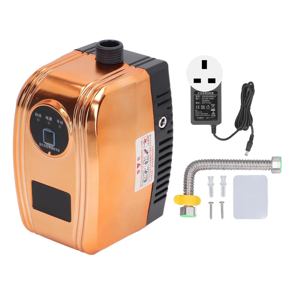 Water Pressure Booster Pump 180W 22m Lift IP56 Protection Automatic Control Circulation Pump 100‑240V UK Plug