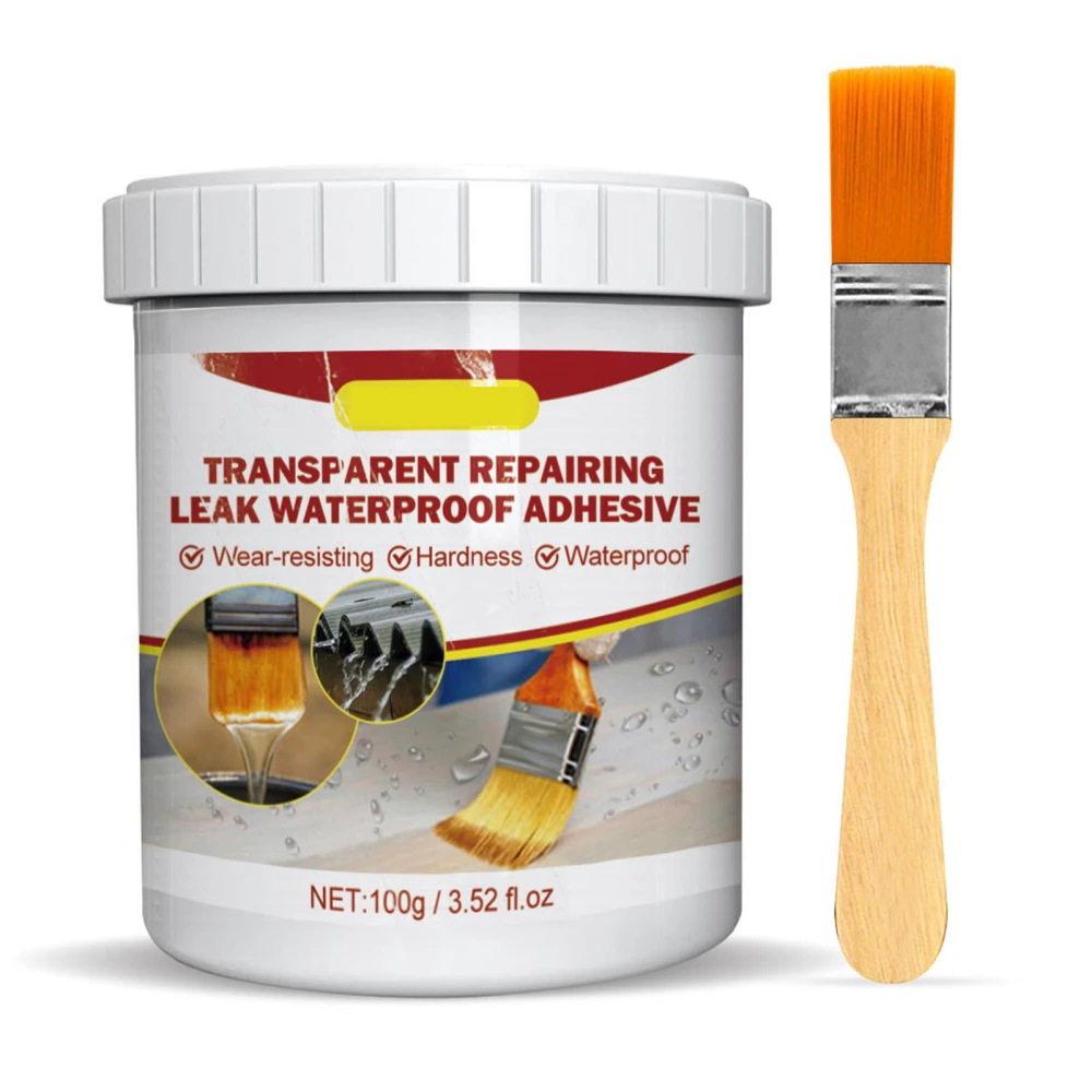 Transparent Waterproof Coating Agent Leak Proof Insulating Rebrushed Shiny Sealant for Floor