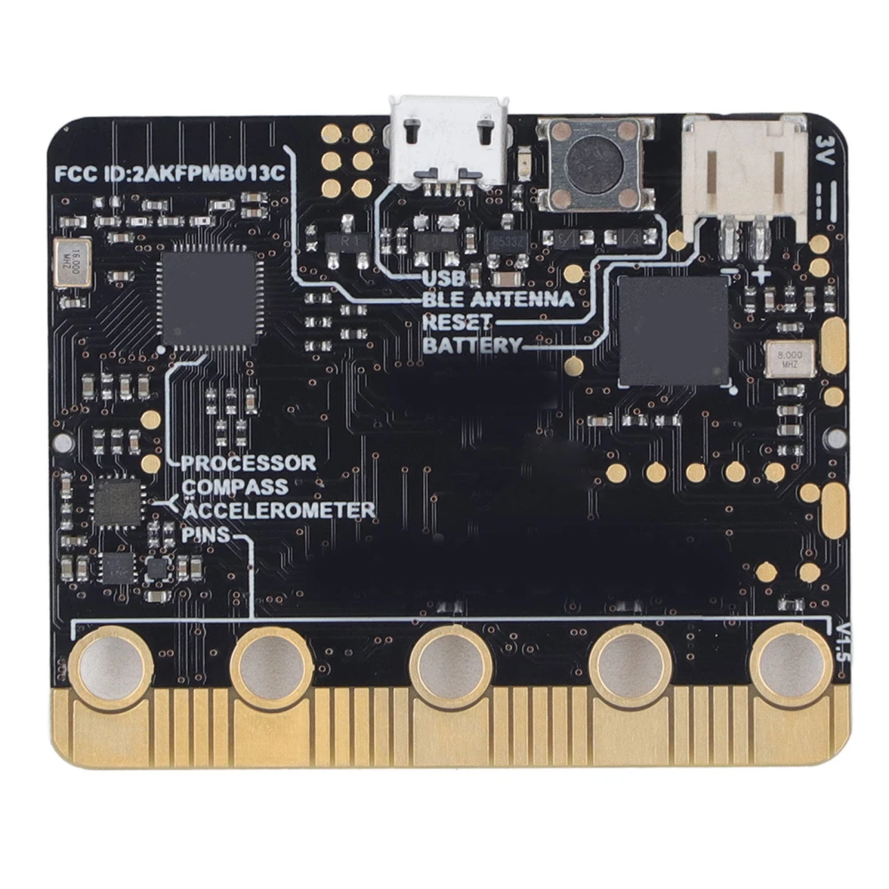 DIY Mini Motherboard for Micro:Bit Programming for Python Primary Secondary School Education 3‑3.3VDC