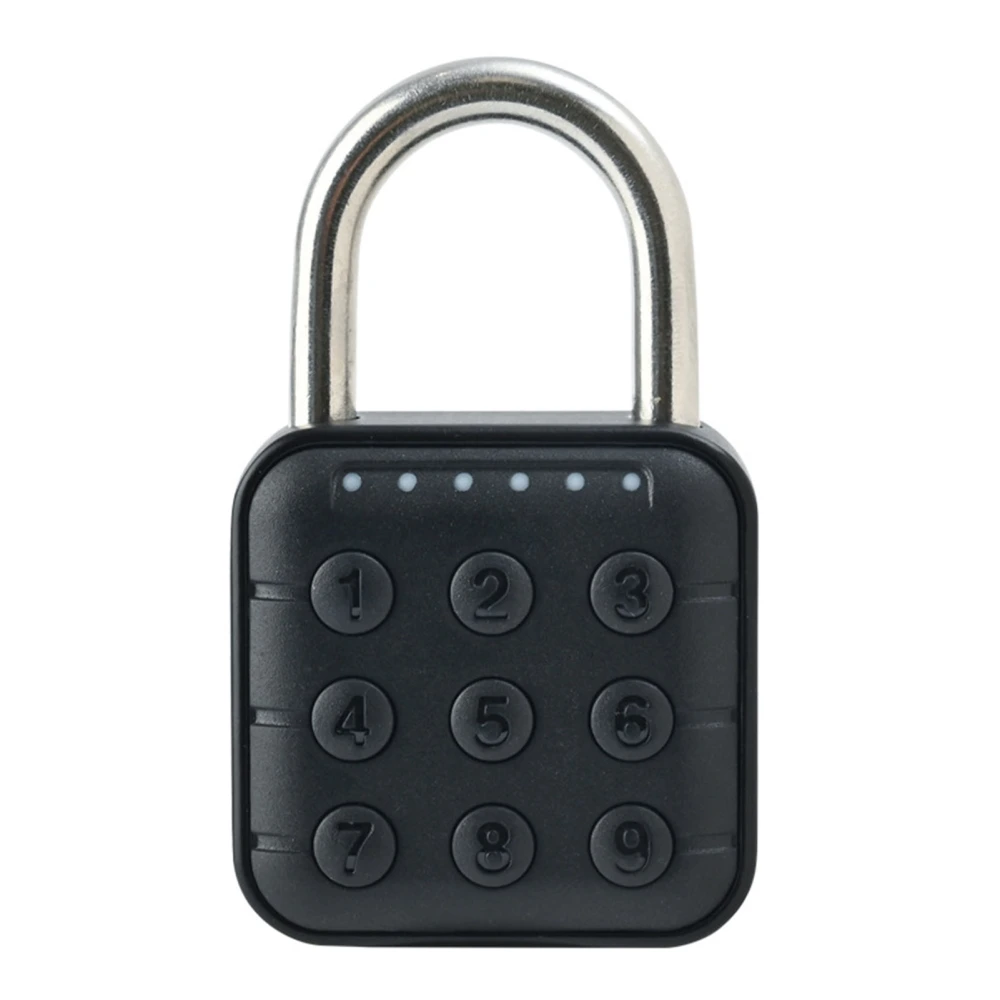 6 Digit Password Lock Electronic Combination Lock IP67 Waterproof Padlock for Luggage Locker Cabinet