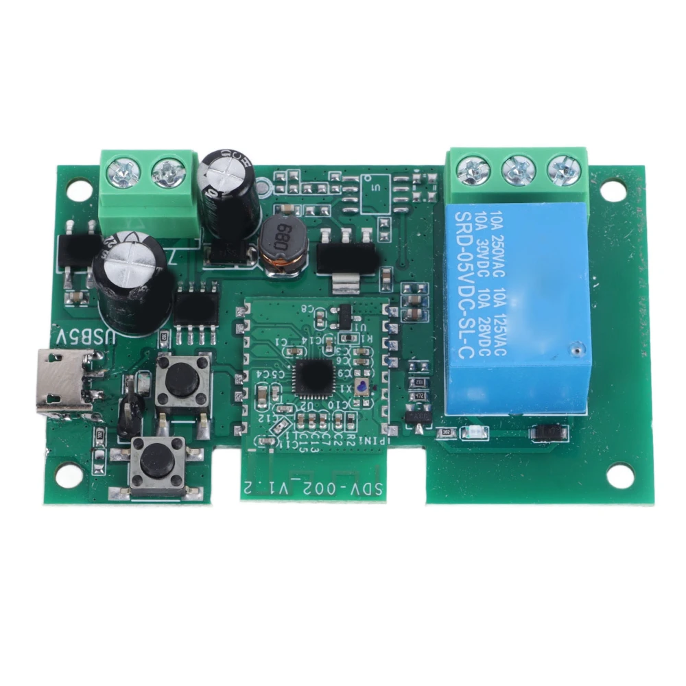 Intelligent Switch Breaker Module Inching and Self Locking Smart APP Control Relay Module 7‑32V