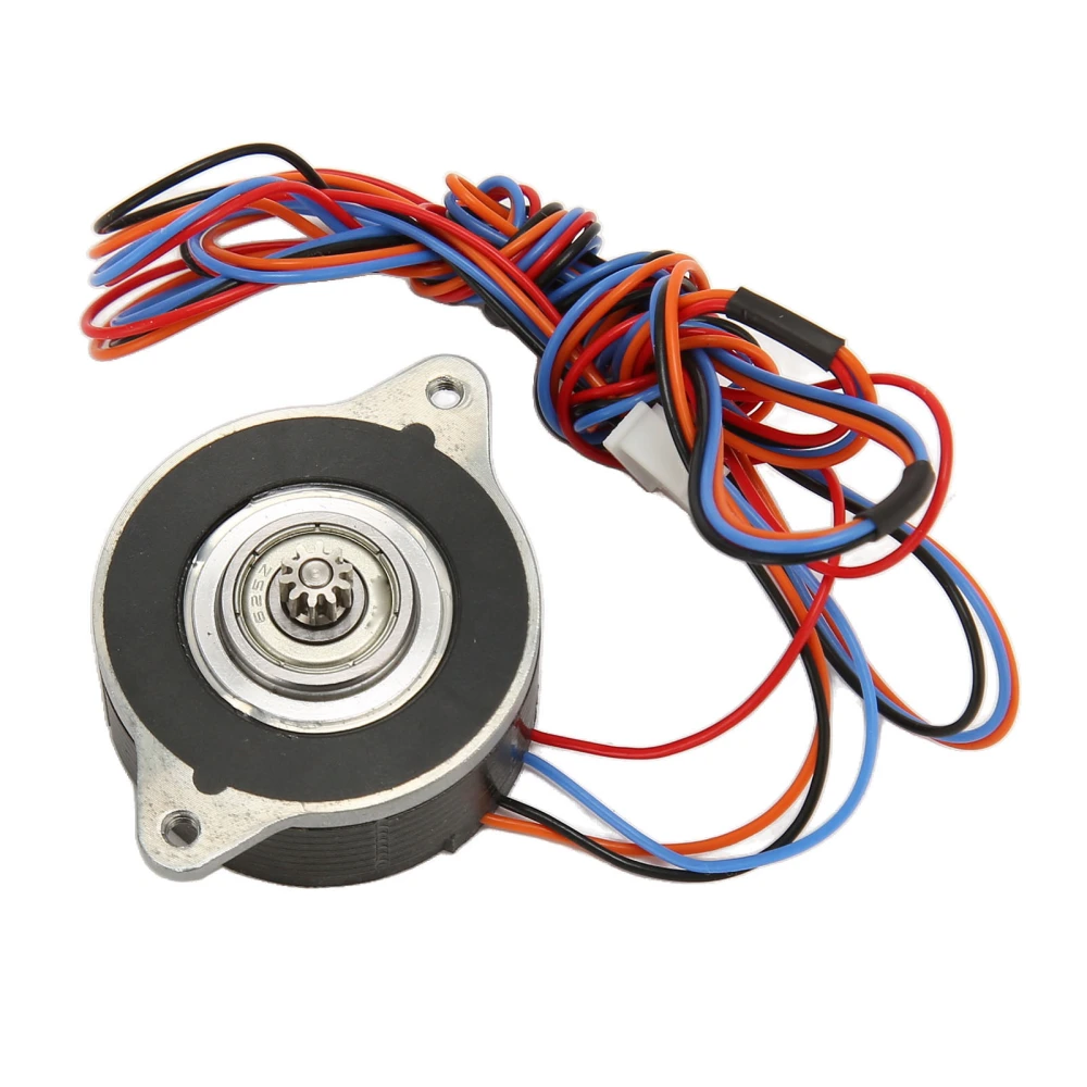 Pancake Stepper Motor 1.8° Step Angle 2 Phase 36mm DIA with 10 Tooth Gear for Orbitor V1.5 V2.0 Extruder