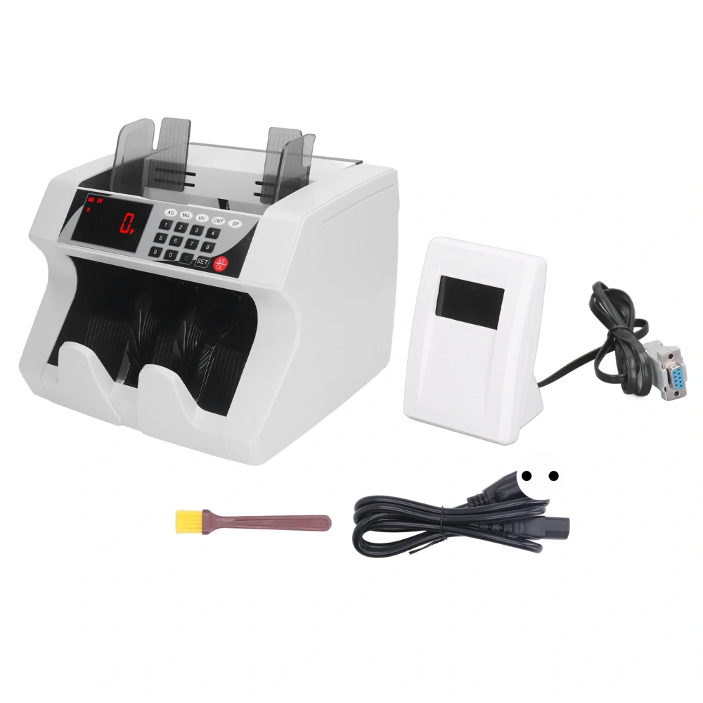 Money Counter Accurate Counting LCD Alarm Mini Commercial Bill Cash Counting Machine for Supermarkets ‑