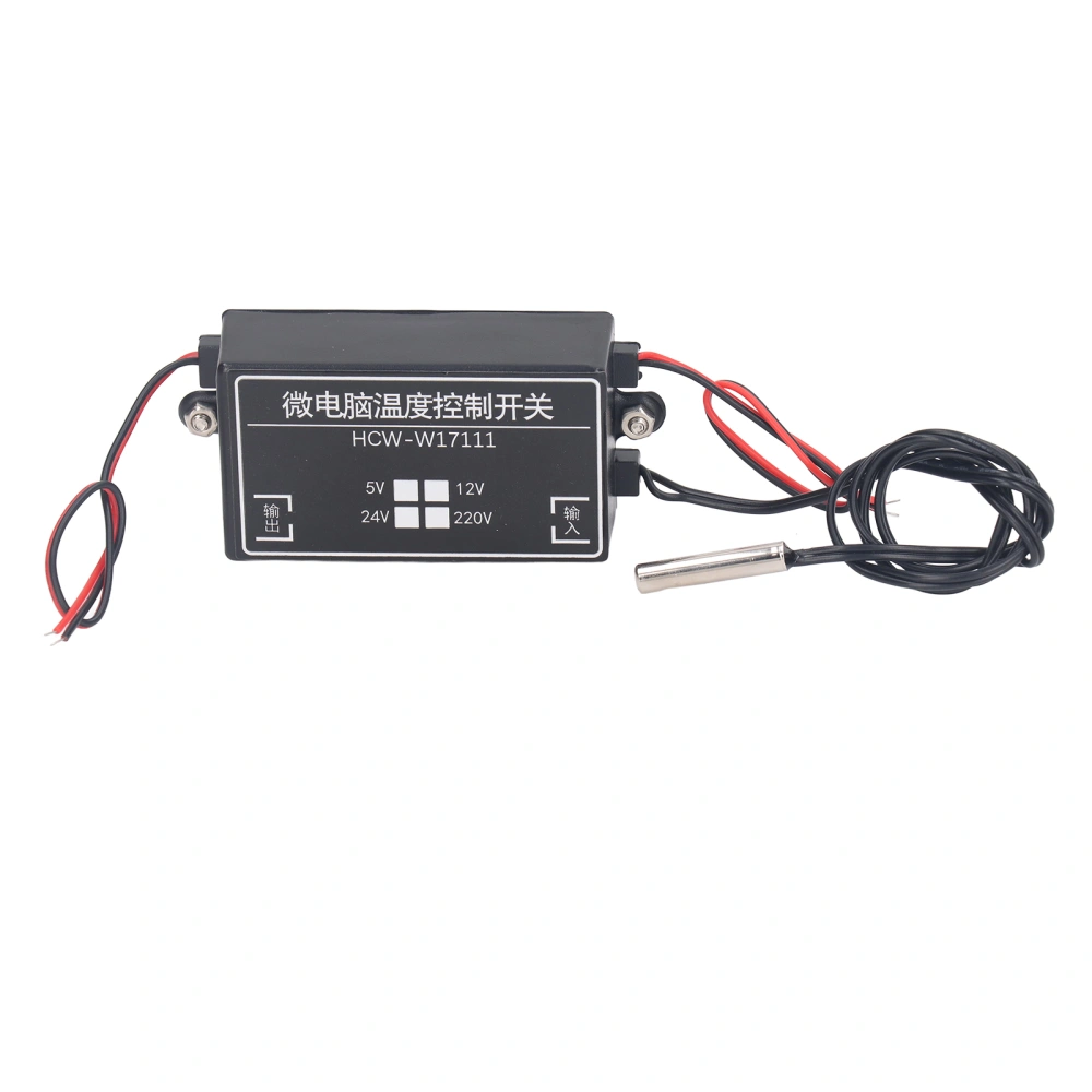 Temperature Controller 12V Microcomputer Digital Thermostat Adjustable Command Type High Accuracy Control Switch