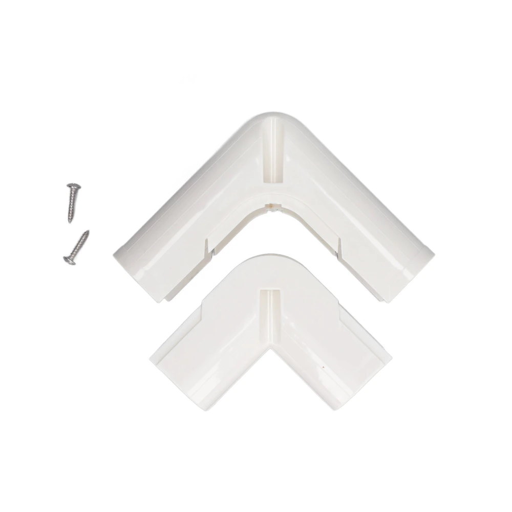 Tubing Cover Accessories for Air Conditioner Indoor Outdoor PVC Line Cover Kit Vertical Elbow 80 Series 417