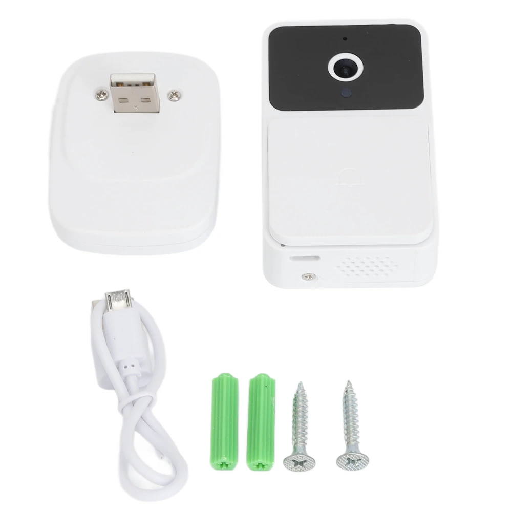 Intelligent WiFi Door Bell Wireless Remote Monitoring Video Intercom Door Bell with 850N Night Vision Lamp