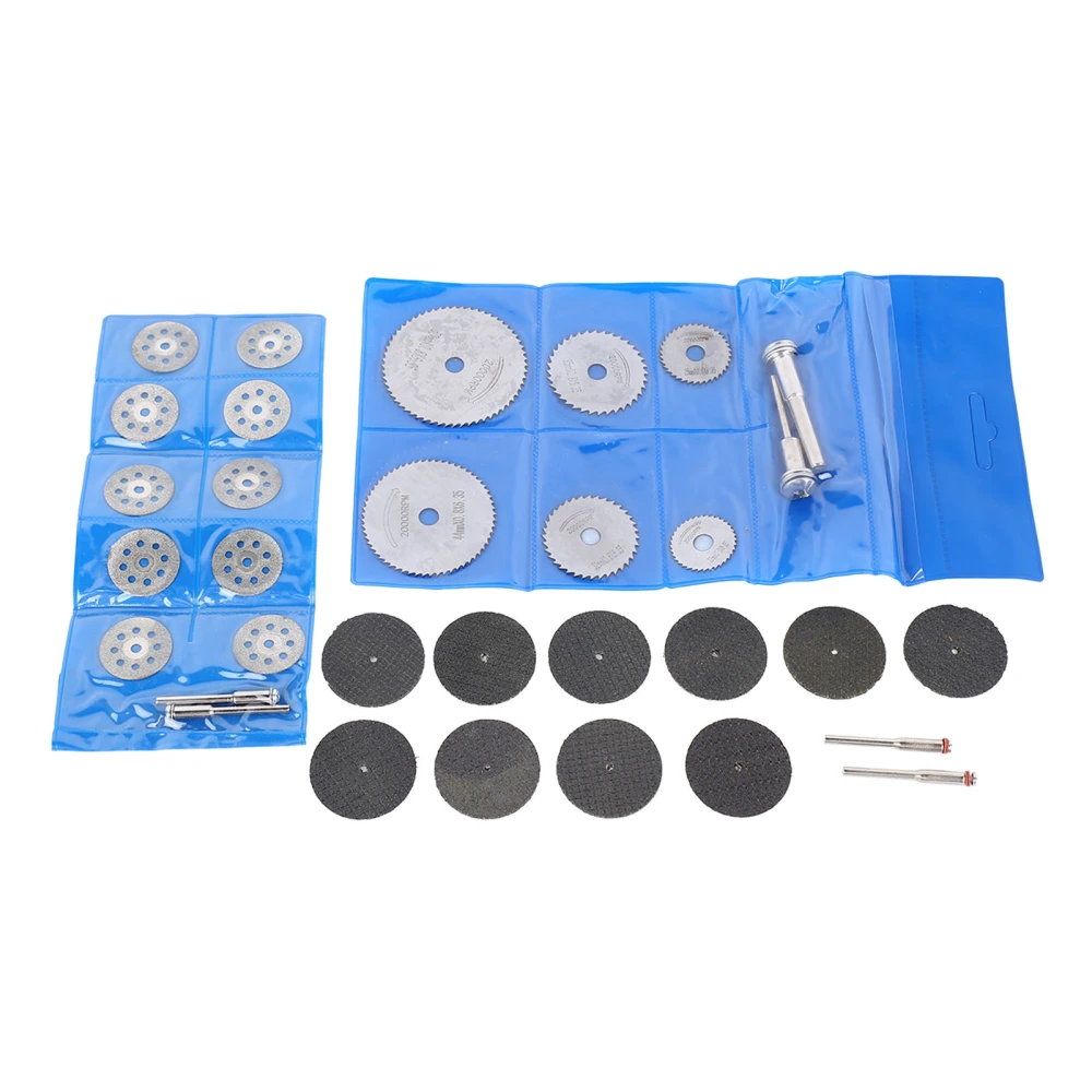 32Pcs Circular Saw Blade Circular High Speed Steel Cutting Wheel Grinding Disc Tool Set Kit for Metal Wood