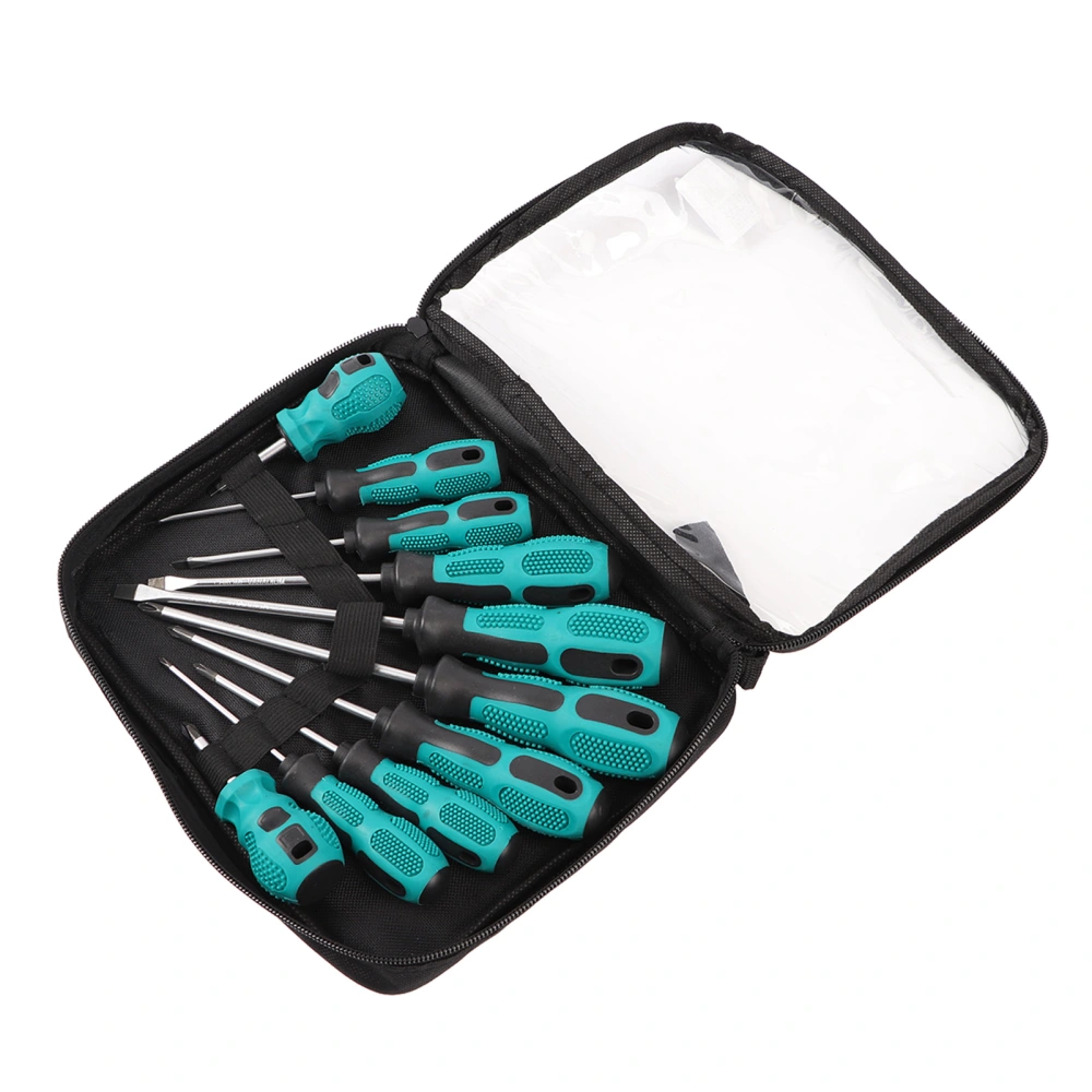 10Pcs Screwdriver Set Strong Magnetic Multifunctional Repair Screwdriver Kit for Household Appliances Machines DIY