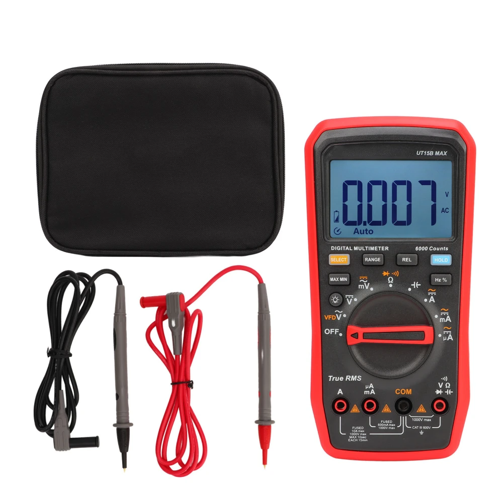 Digital Multimeter High Accuracy Anti Burning 6100 Counts Portable Voltammeter Voltage Current Meter 1000V