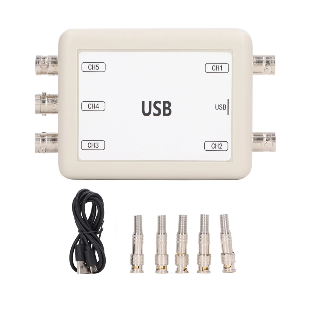 Virtual Oscilloscope 0Hz To 50kHz Range Maximum 150kHz Sampling Rate 5 Channel USB PC Virtual Oscilloscope