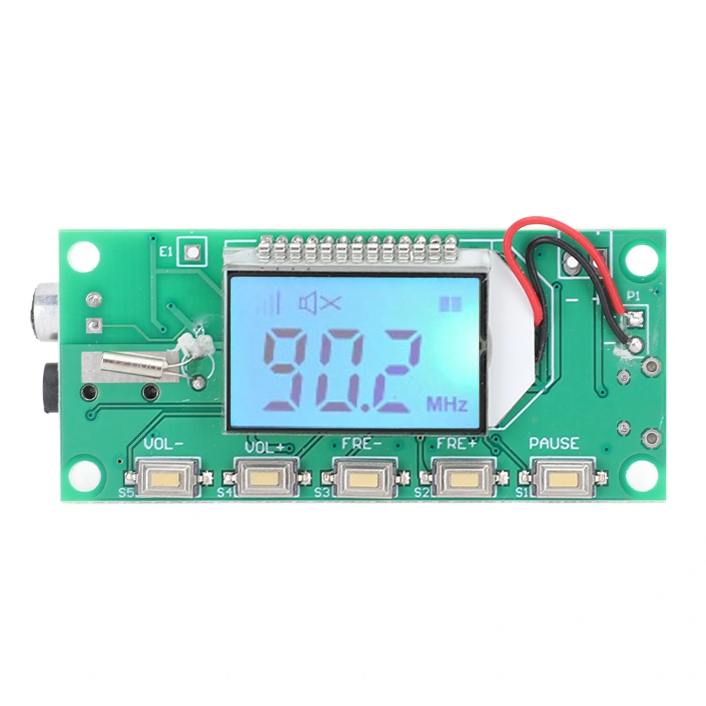 DSP PLL FM Transmitter Board Digital Frequency Modulation Module for Stereo Wireless Microphone DC3V‑5V 87‑108MHz