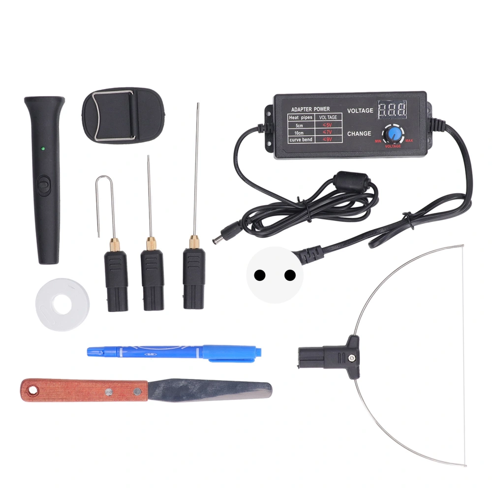 4 in 1 Electric Foam Cutter with Voltage Controller Hot Wire Foam Board Cutting Machine Kit 27W AC 100‑240V EU Plug