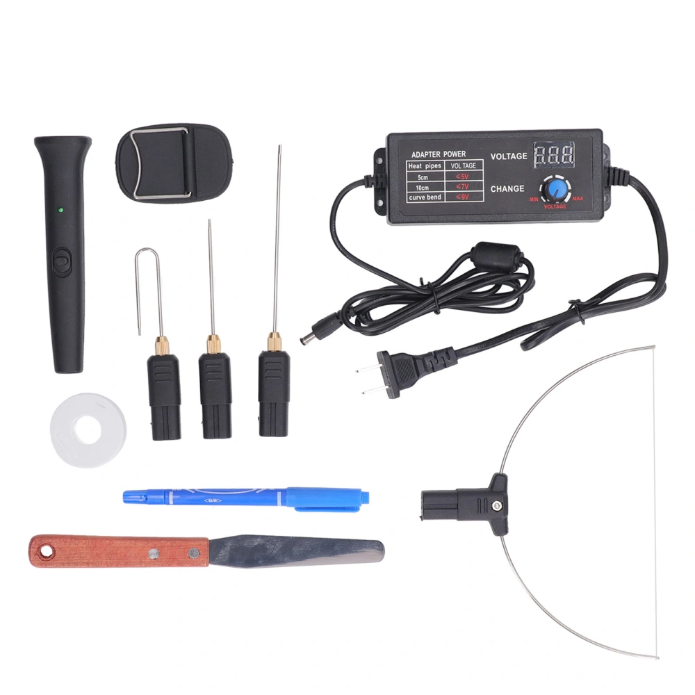 4 in 1 Electric Foam Cutter with Voltage Controller Hot Wire Foam Board Cutting Machine Kit 27W AC 100‑240V US Plug