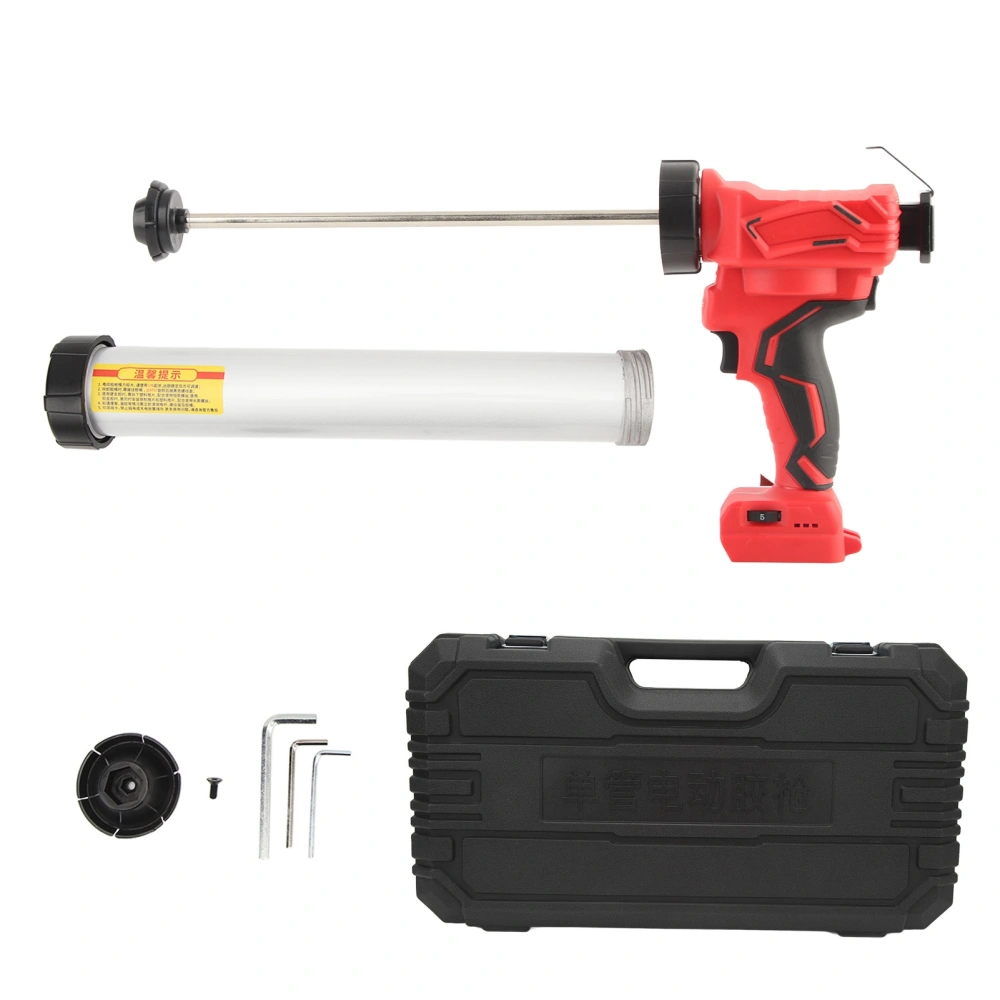 Cordless Caulking Gun 6 Speed 800N 18V Battery Powered Electric Caulk Adhesive Gun for DIY Home Repair