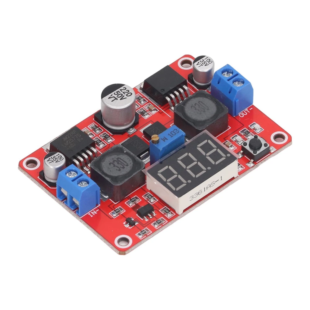 Boost Buck Module DC to DC Automatic Voltage Converter Adjustable Power Supply with Voltmeter 3.5V‑28V