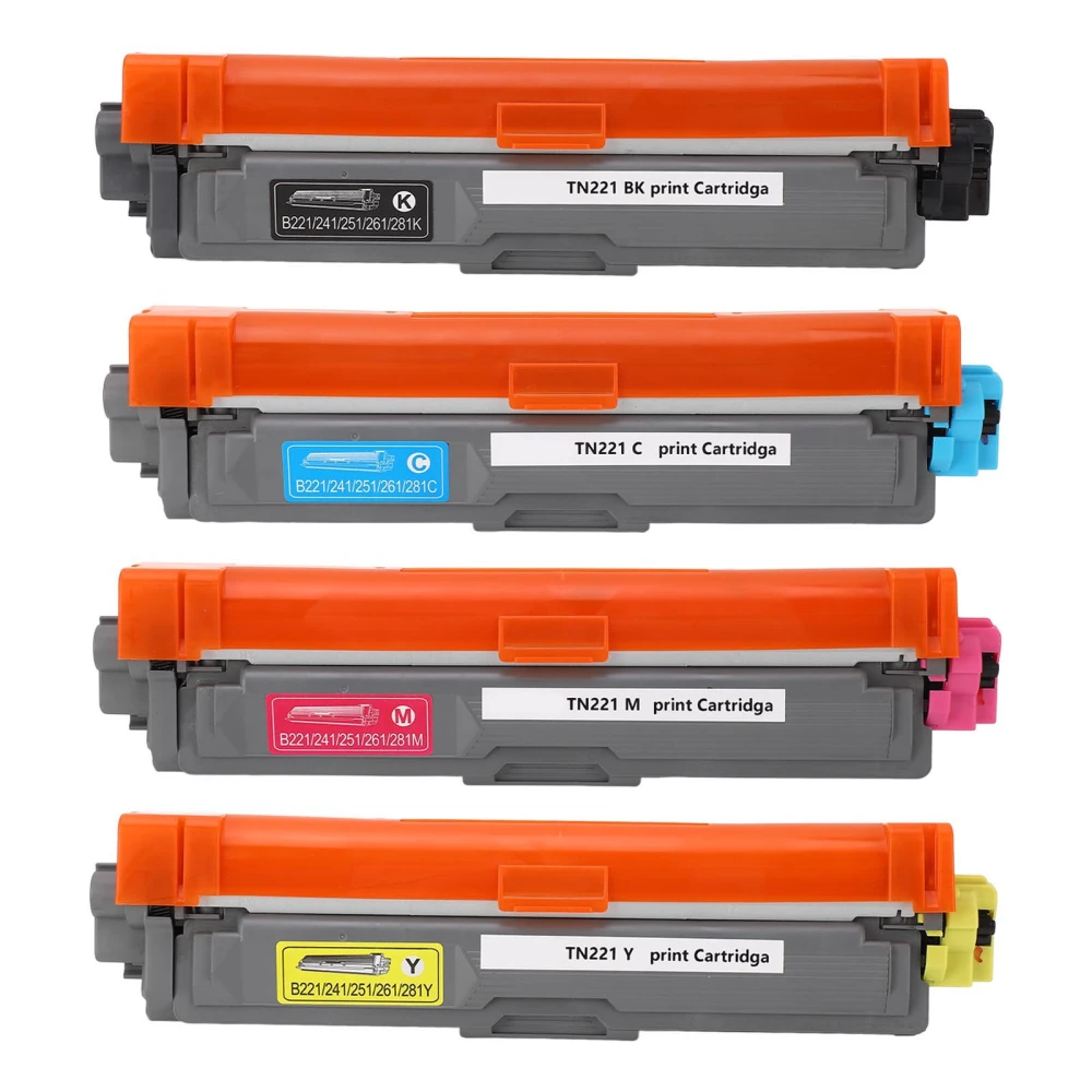 Toner Cartridge Black Cyan Magenta Yellow for TN221 TN241 TN281 for DCP 9020 HL 3140 3150 3170 MFC 9130 9140 9330 9340