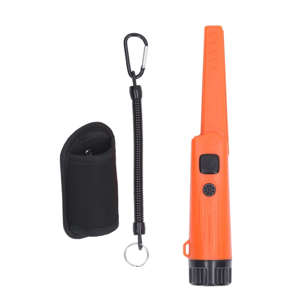 Metal Detector Waterproof Handheld Portable Pin Pointer Wand 3 Modes Outdoor Treasure Hunting Tool Orange