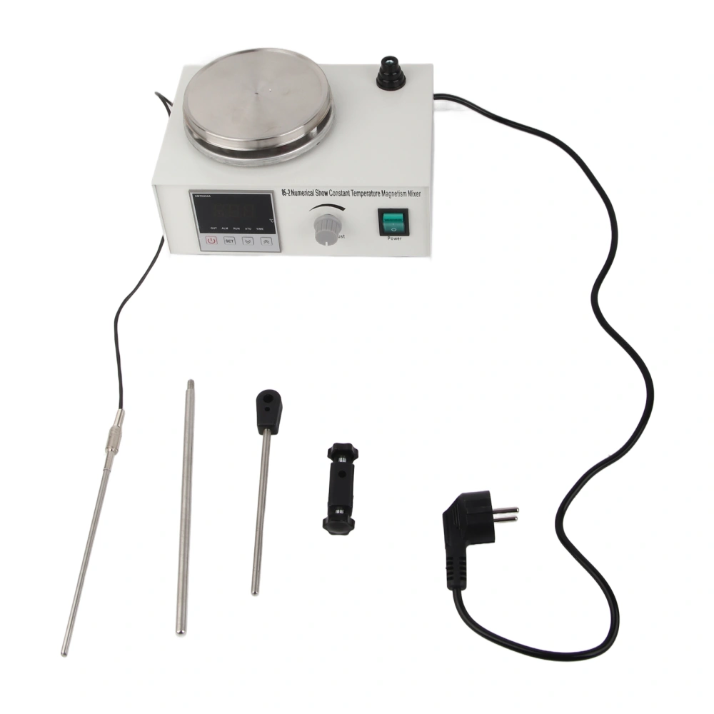 Digital Display Magnetic Stirrer Constant Temperature Heating Magnetic Hot Plate Mixer for Laboratory EU Plug 220V