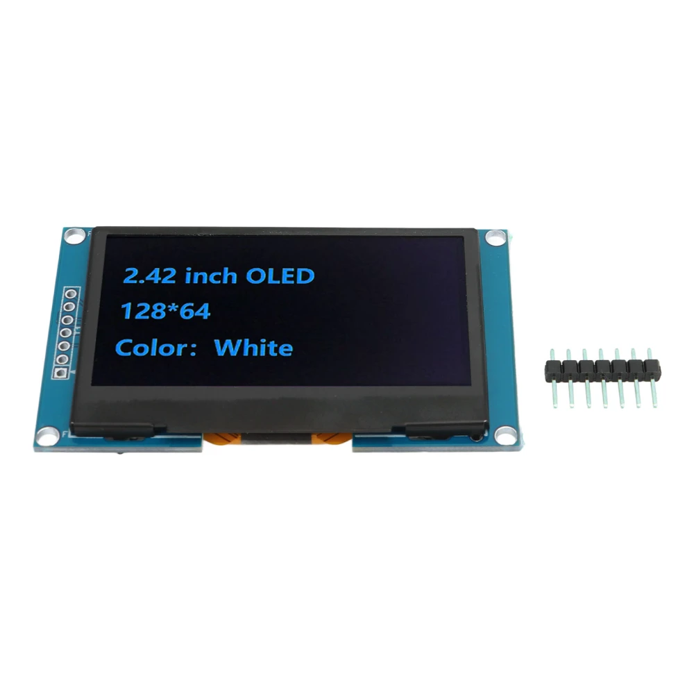 Display Module 2.42in Organic Light Emitting Diode SPI Serial Port SSD1309 Drive IC for DIY MRA091C Blue