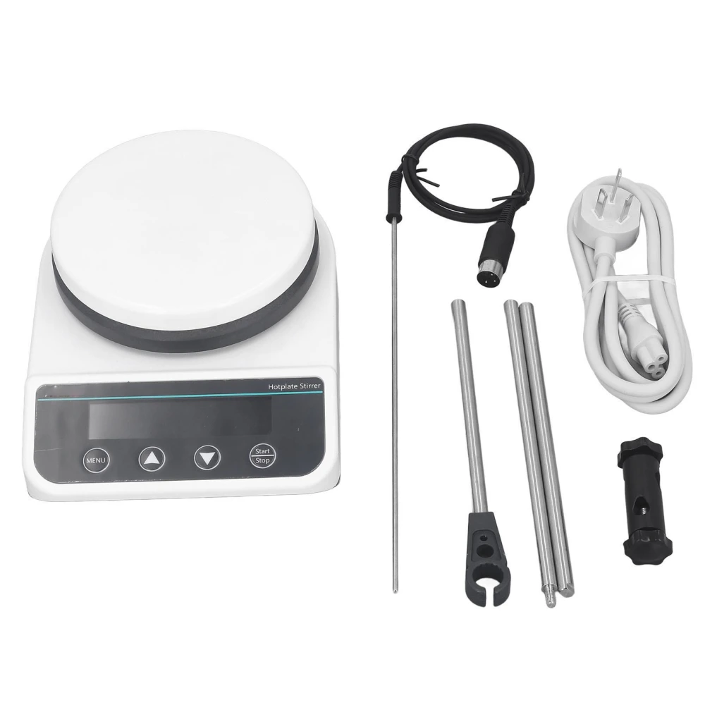 2L Magnetic Heating Stirrer Stir Plate Mixer Thermostatic Digital Display Small Electromagnetic Mixer AU Plug 220V