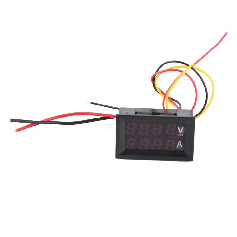 Digital Voltmeter Ammeter 4 Digit LED Display Voltage Current Meter Tester DC 0‑200V 10A