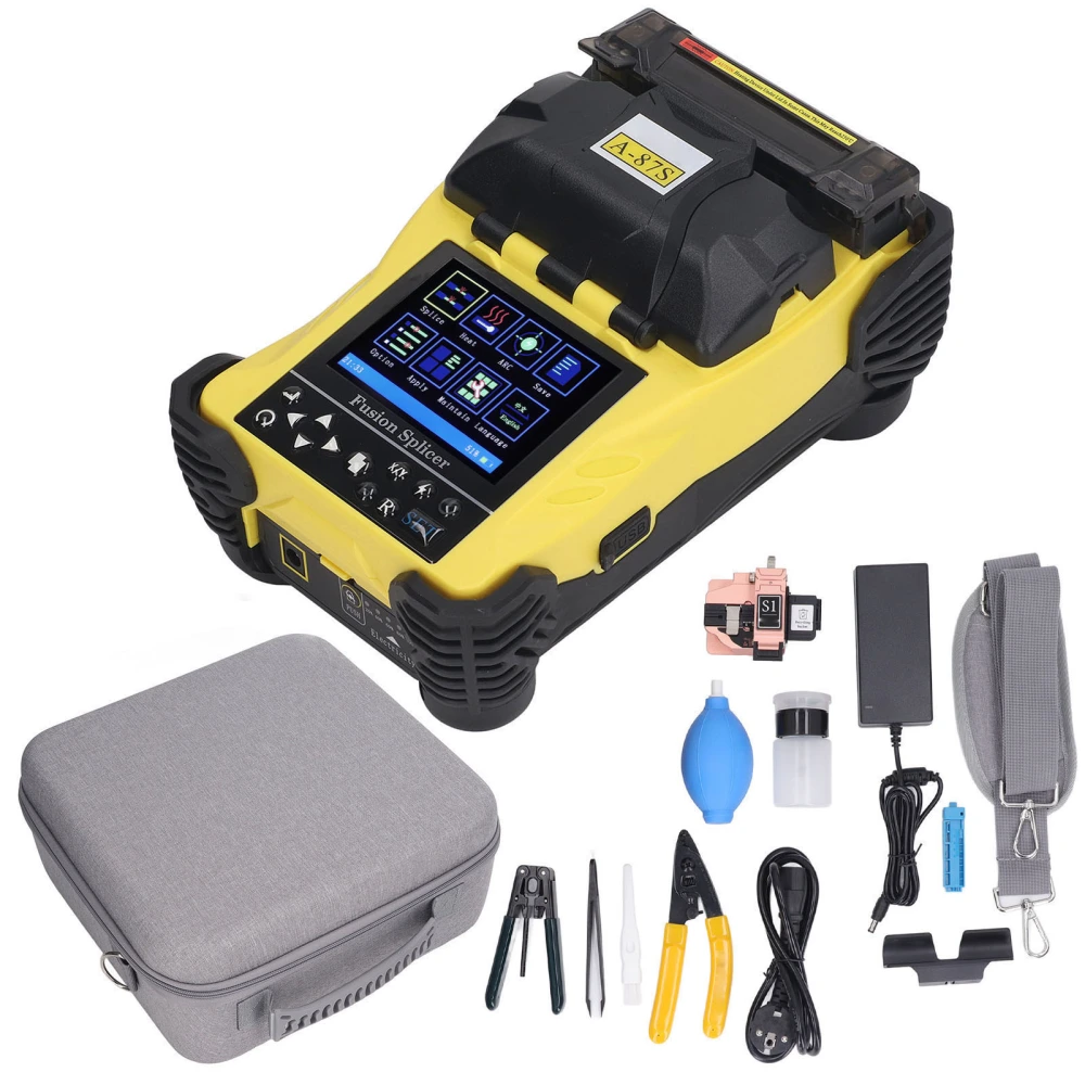 Fusion Splicer High Accuracy Mini Leather Fiber Fiber Optical Welding Splicing Machine