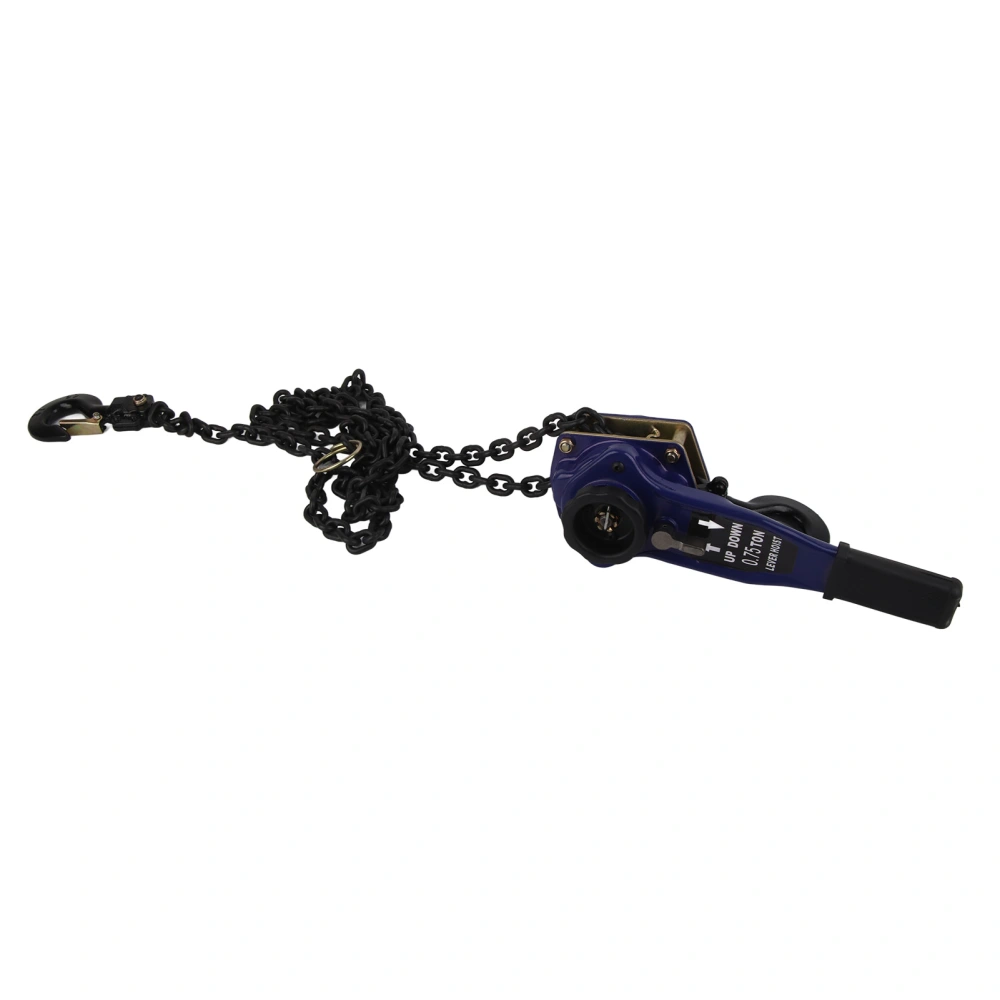 Lever Chain Hoist 0.75T Capacity 3 Meter Manual Chain Fall Manual Hand Lift for Warehouse