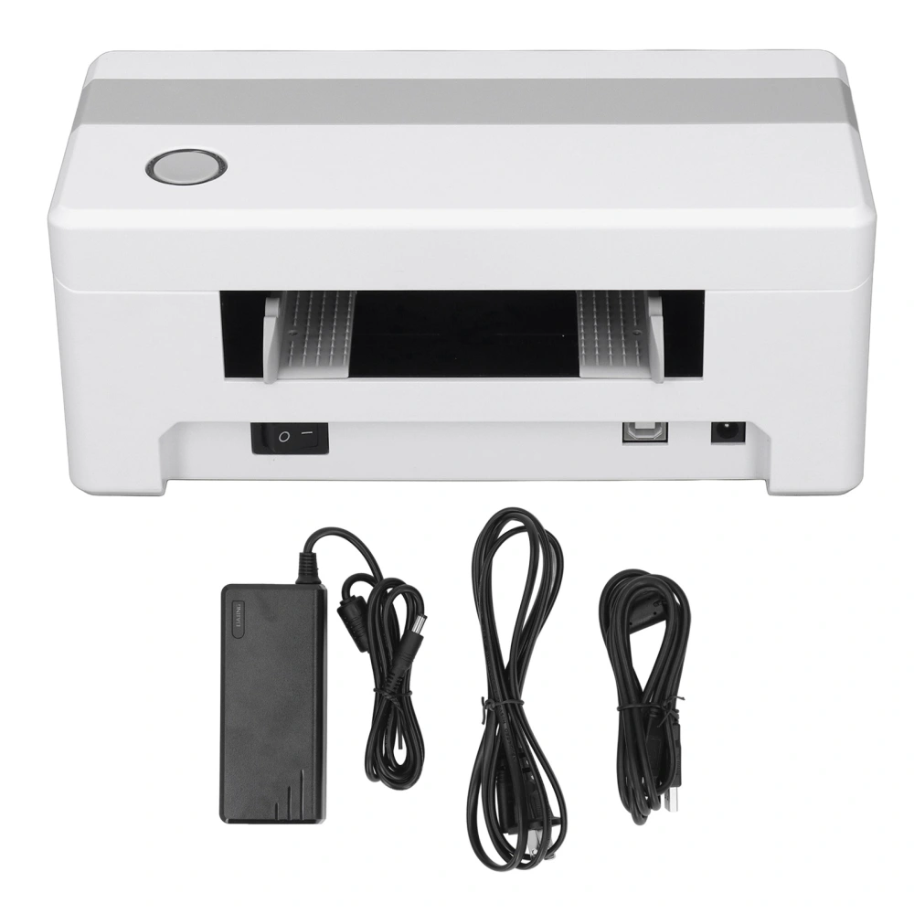 Label Printer USB Bluetooth Thermal Shipping Packages Maker Self Adhesive Sticker Printing Machine 100‑240V US Plug