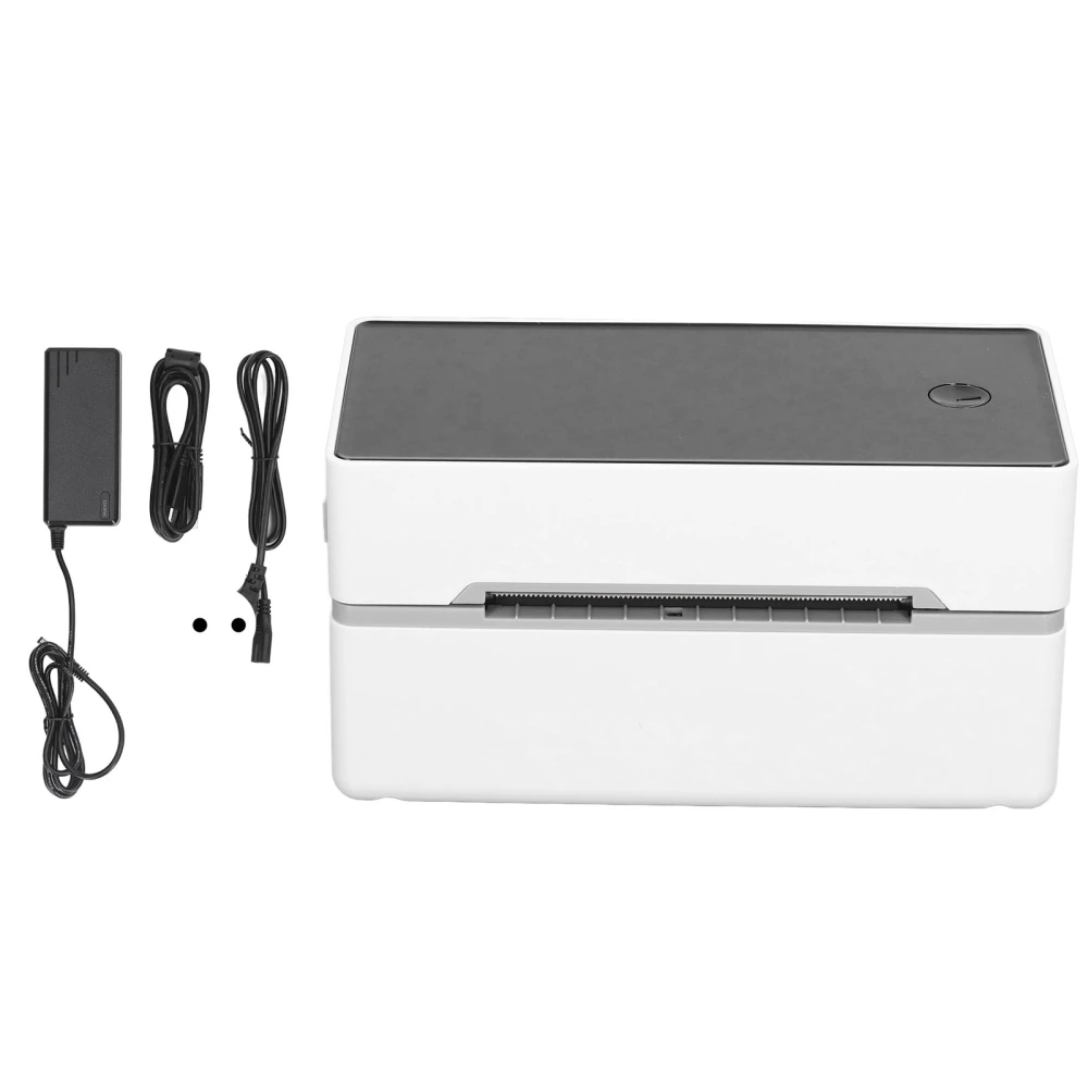 Thermal Label Printer Automatic Detection Electronic Barcode Printing Machine 100‑240V USB Connection EU Plug