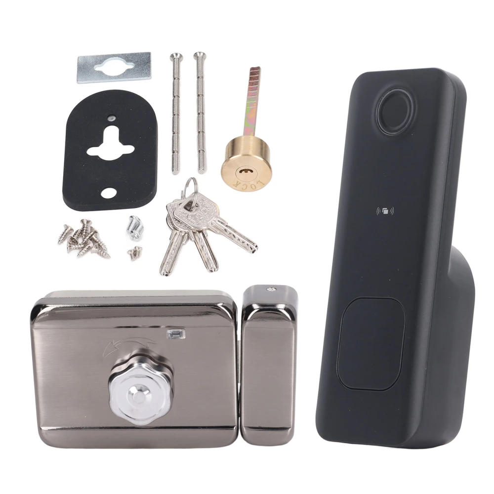 Smart Fingerprint Password Lock Bluetooth APP Electronic Keyless Entry Gate Lock for Home Apartment