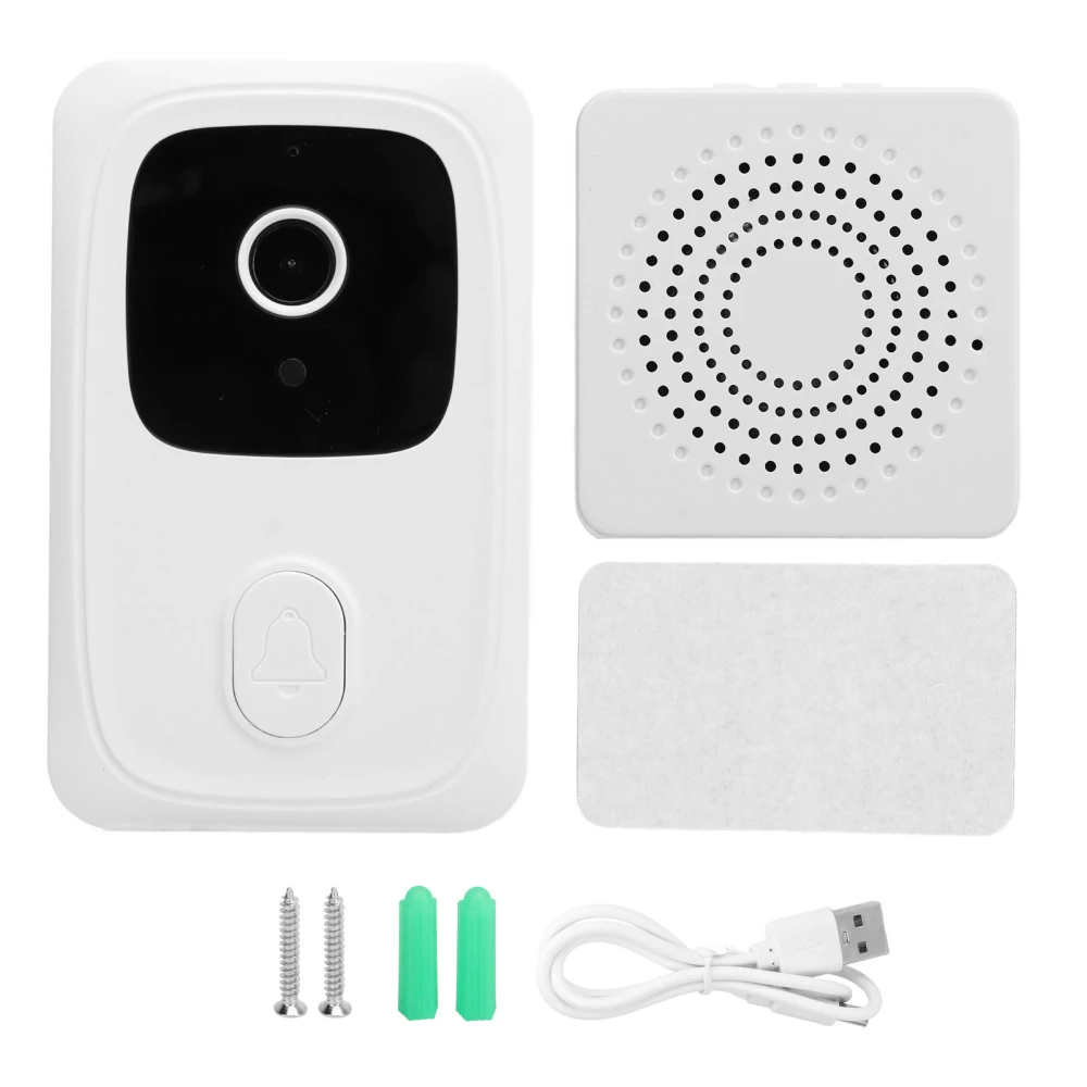 Smart Video Doorbell Low Power Consumption Long Range HD Night Vision 2 Way Intercom Wireless Doorbell Camera