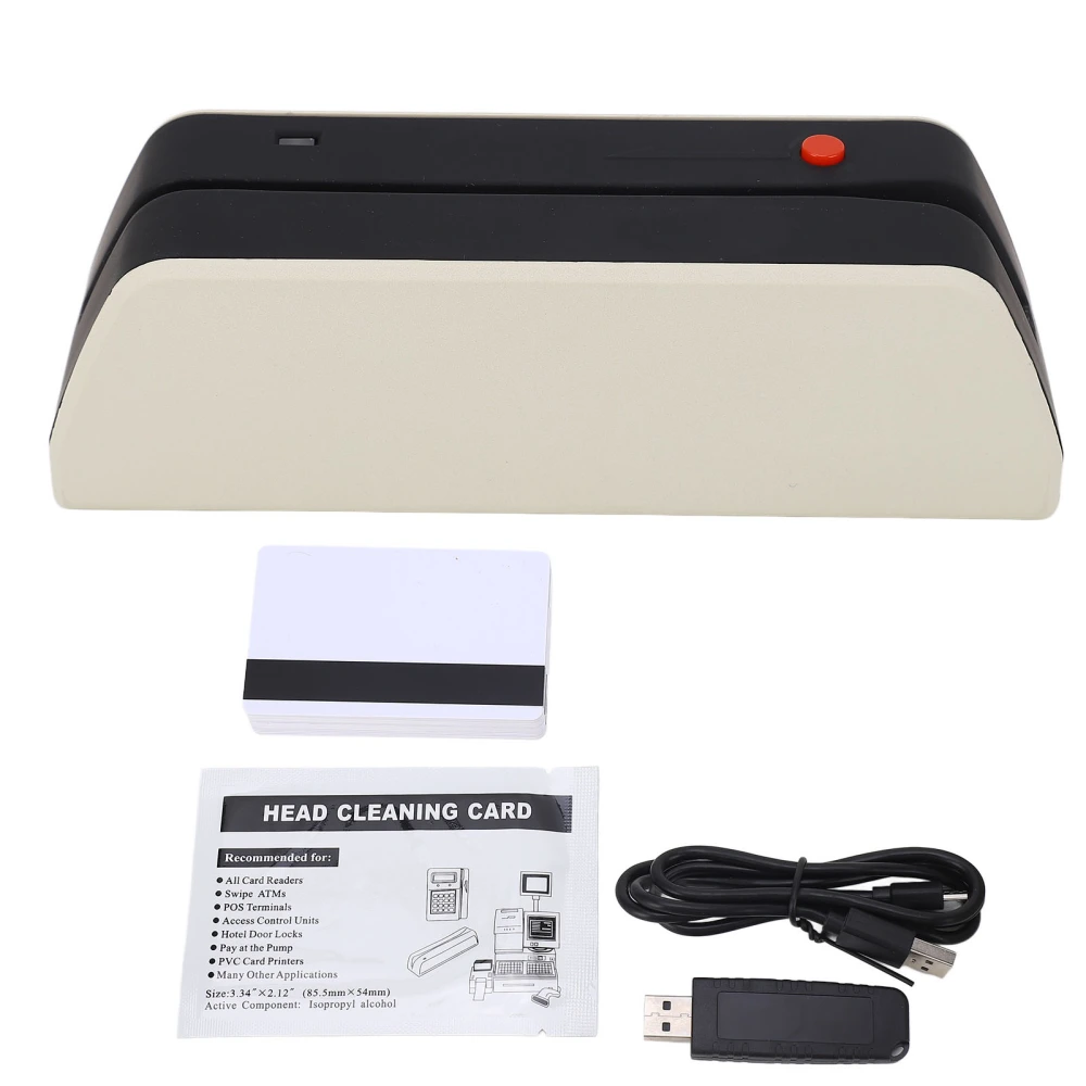 BT MSR Magnetic Stripe Reader 3 Track Magstripe Swipe Card Reader with USB Interface Bluetooth