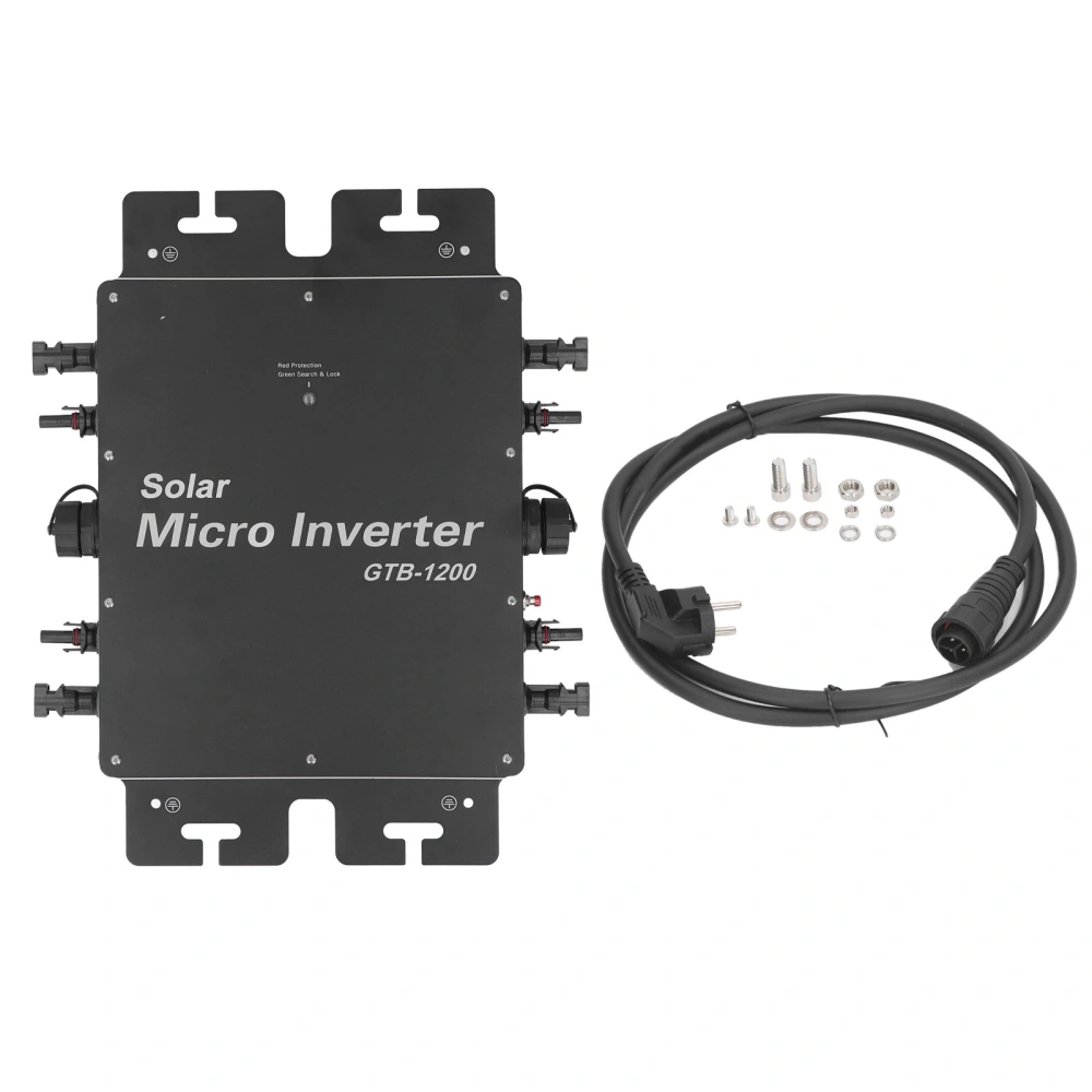 1200W Solar Grid Connected Inverter IP65 Waterproof Auto Identification MPPT WIFI Micro Inverter