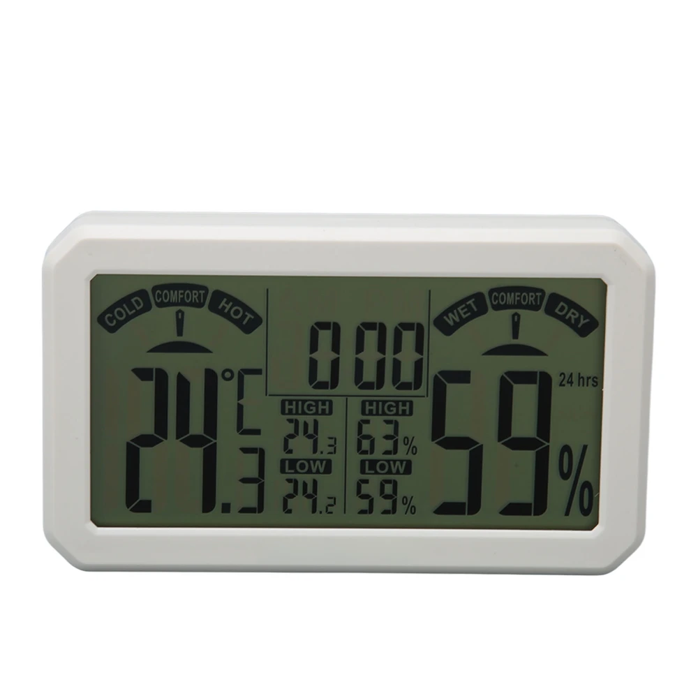 Temperature Humidity Meter Digital High Accuracy Electronic Wall Mount Thermometer Hygrometer for Greenhouse