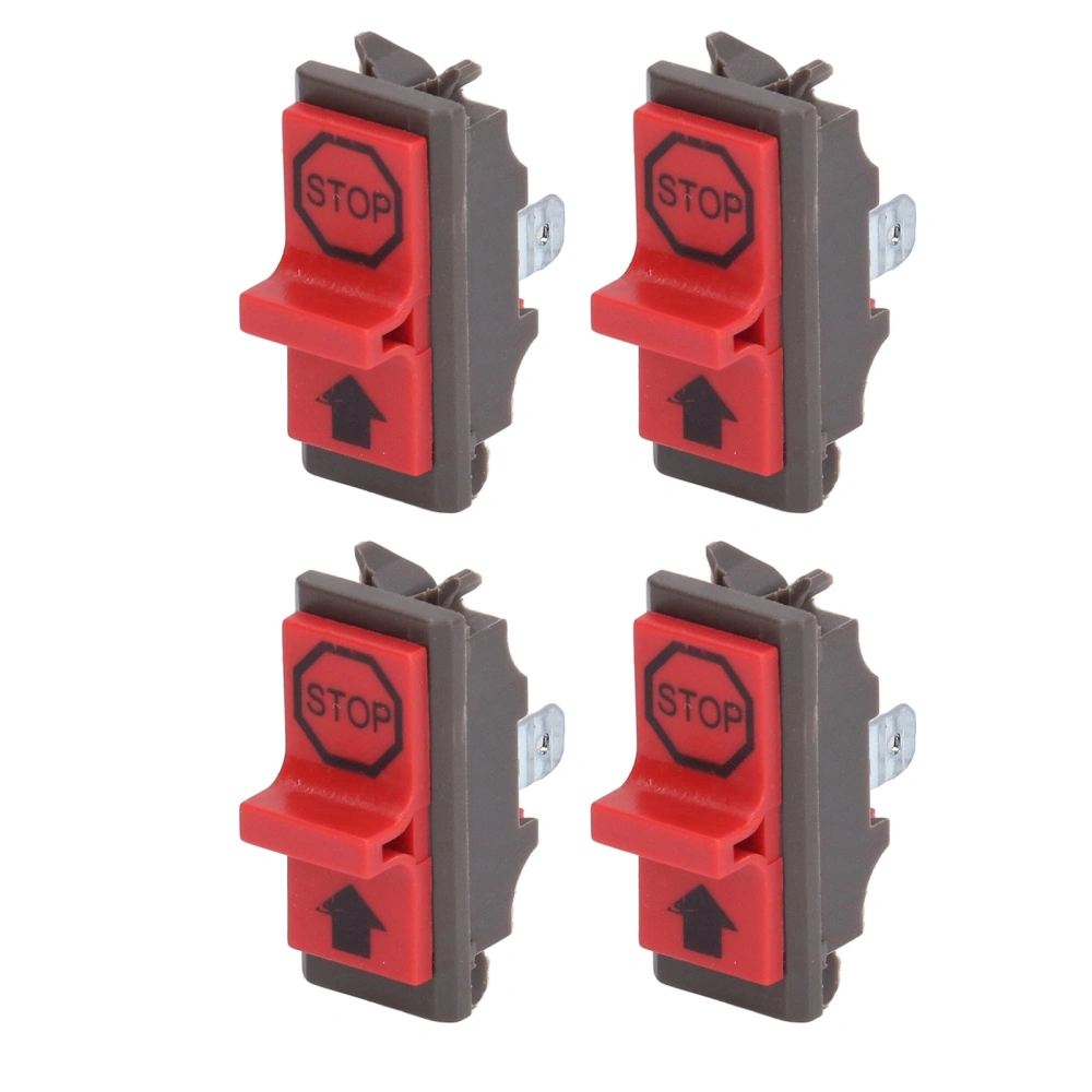 4 Pcs Chainsaw Kill Switch 503717901 503718201 Plastic On Off Stop Switch for Husqvarna 362 365 371 372 372xp