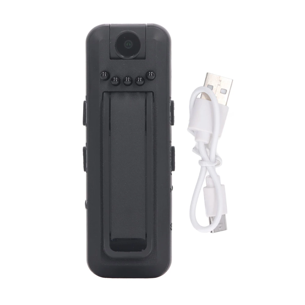 Wearable HD Camera with Clip Voice Recording Photo Multifunctional Mobile Detection Camera Built in Battery