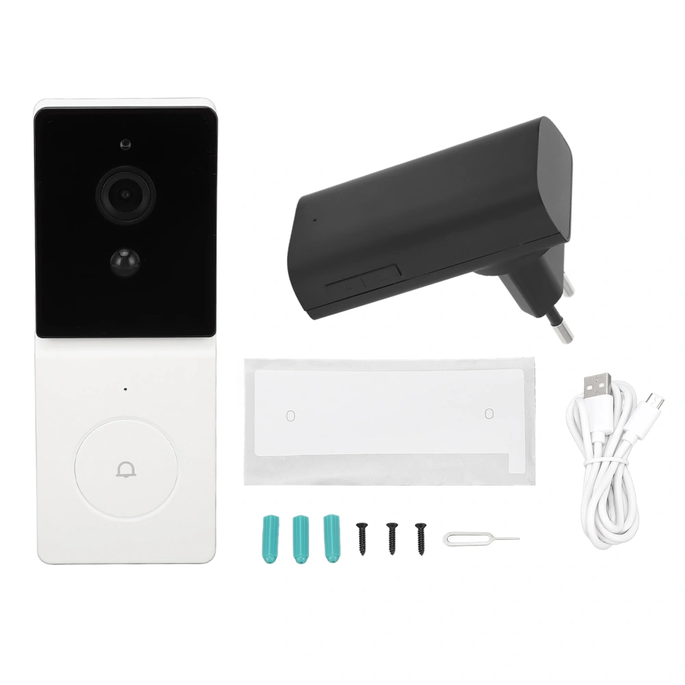 Smart WiFi Doorbell Camera Wireless Night Vision 2MP HD 2 Way Voice Intercom Video Doorbell