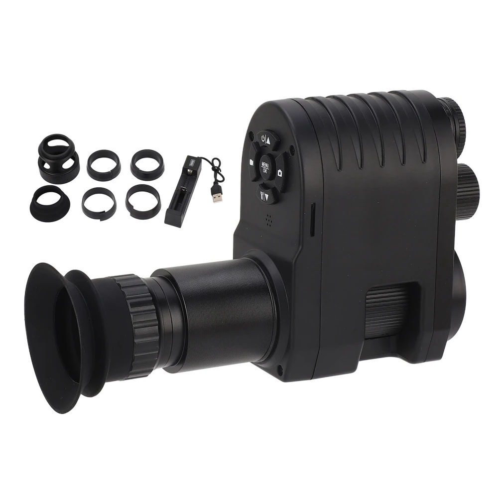 Night Viewing Monocular Infrared Digital HD 1080P Adult Full Angle Crosshair Photography Recording Device M4