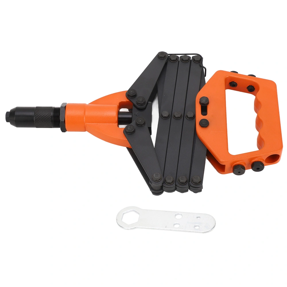 Tong Riveter Rivet Gun Retractable Heavy Duty Riveting Tool for 3.2mm 4.0mm 4.8mm 6.0mm 6.4mm