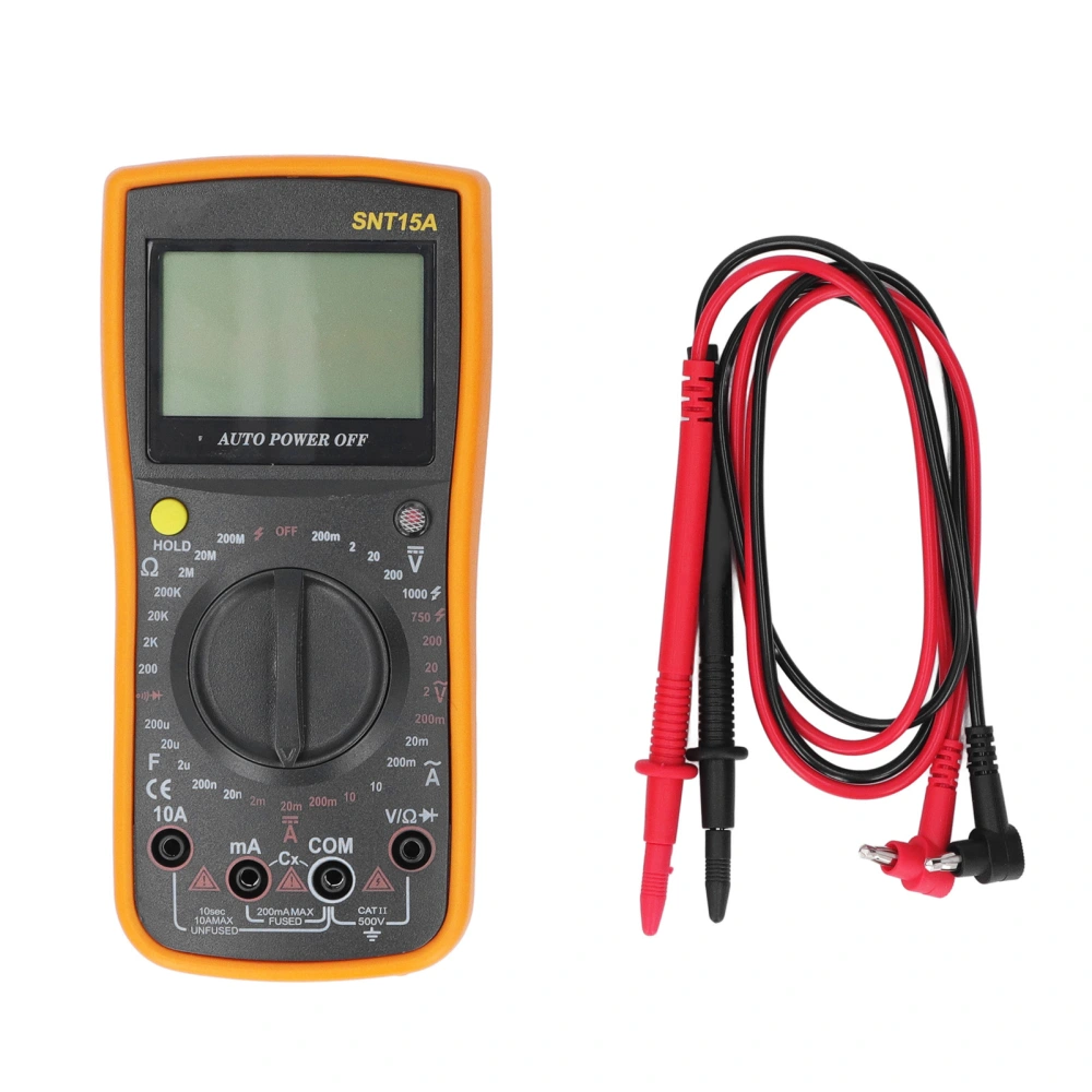 Digital Multimeter Handheld 1000V DC 700V AC Current Voltage Frequency Tester Meter for Working