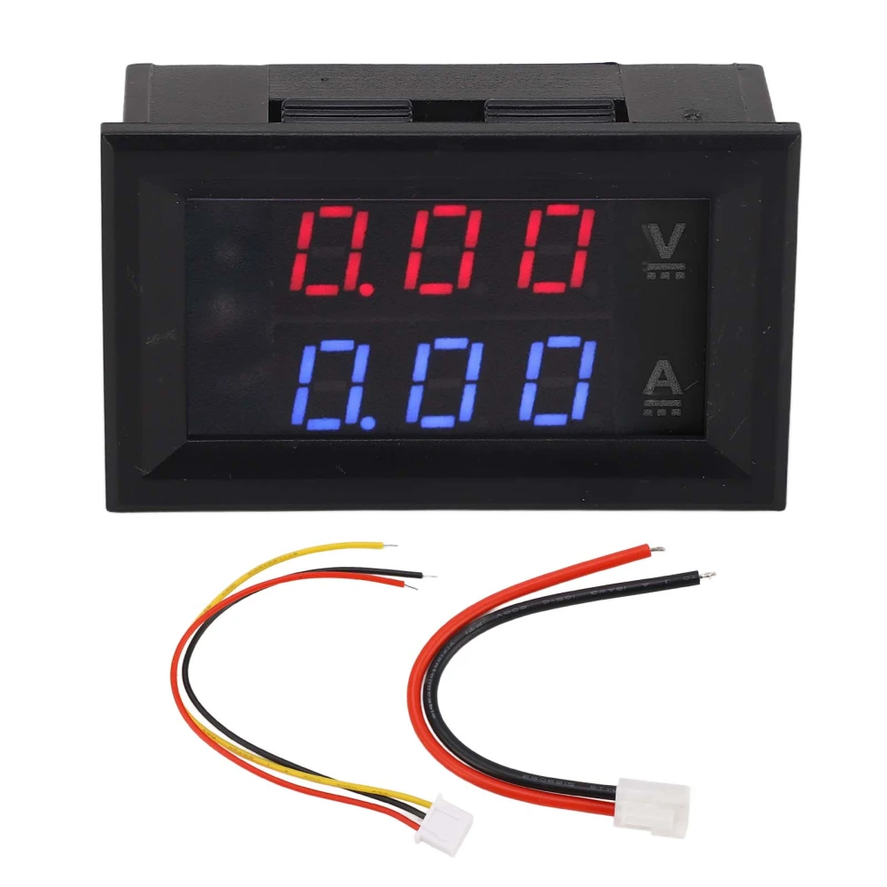 Voltage Current Meter Digital Voltmeter Ammeter Volt Tester Amp Detector LED Amperage Monitor Gauge DC0‑100V 10A