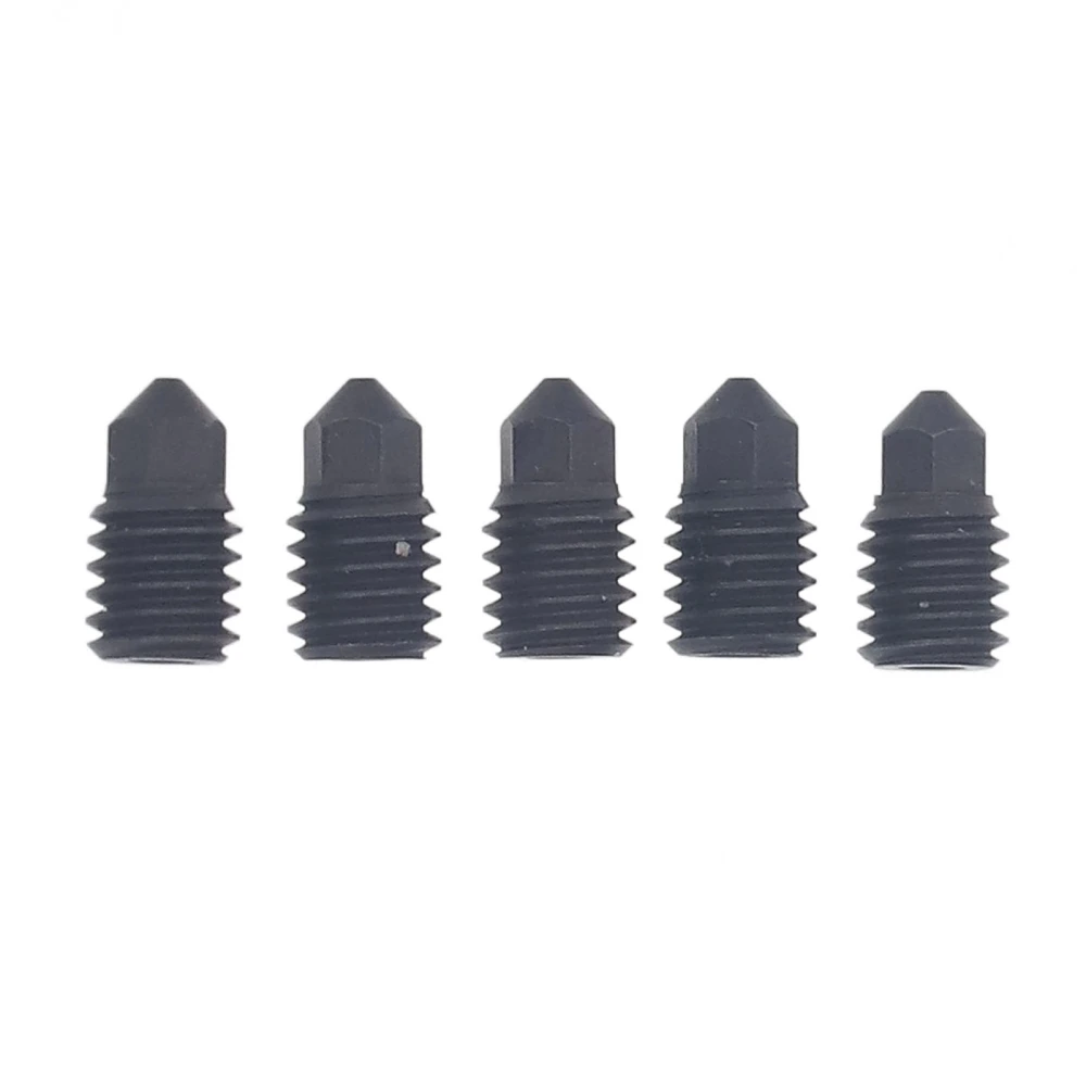 5PCS Hardened Steel Nozzle High Speed Print Head Support 1.75mm Filament for Bambu Lab X1 Or P1P 3D Printer Hot End 0.6mm